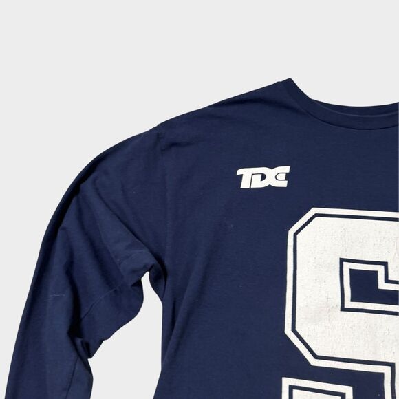 SZA SOS Tour Merch Long Sleeve Shirt Navy Blue XL Top Dawg TDE Hockey Jersey Tee - Picture 4 of 12